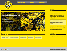 Tablet Screenshot of fanprojekt-dortmund.de